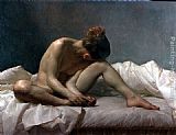 Jacob Collins Wall Art - Seated Nude